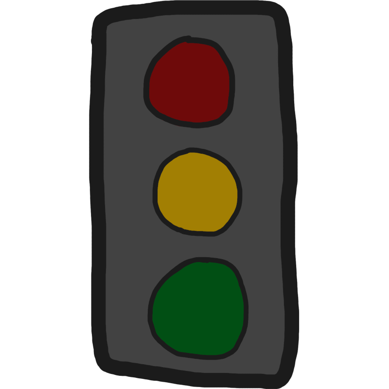 A traffic light